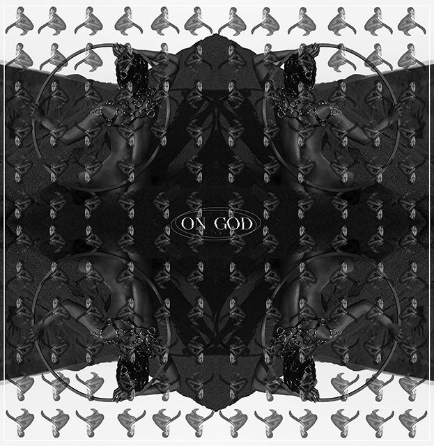 "As above so below" silk scarf